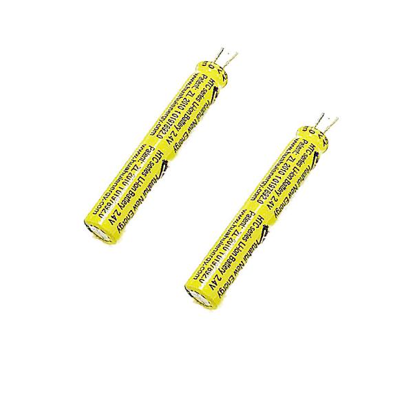 LTO Small Size Lithium Ion Battery HTC6538 2.4V 40mAh Titanate Lithium Battery