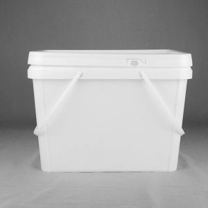 20 Liter Large Capacity Square Five Gallon Buckets PP Material