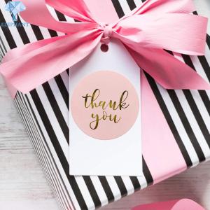 Buy cheap Synthetic Paper Waterproof Thank You Sticker Roll Flexographic Printing product
