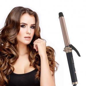 China Ceramic Barrel 19mm Electric Hair Curler Wand Adjustable Temp For Long Hair on sale