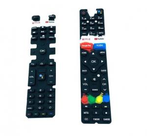 China ODM Silicone TV Remote Control Keyboard 30 Shore A on sale
