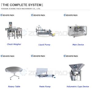 Sachet Type Shaped Bag Material Packaging Machine Horizontal Premade Bag Granule