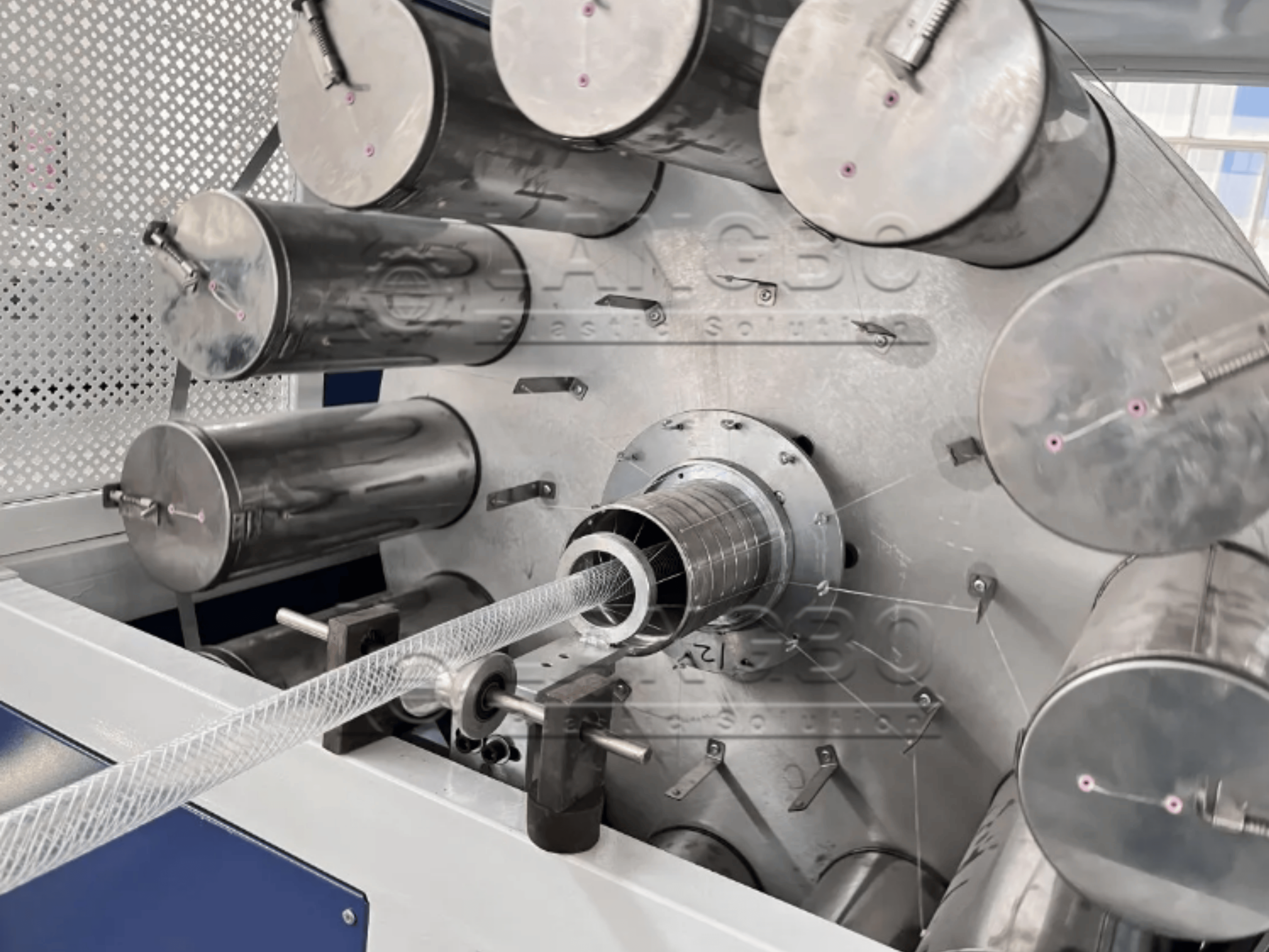 PVC Fiber Braided Reinforced Water Pipe Extrusion Machine