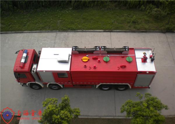 Quality Rotatable Structure Cab Water Tanker Fire Truck With Direct Injection Diesel Engine for sale