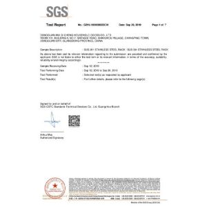 Foshan Toffs Hardware Machinery Co.,Ltd, Certifications