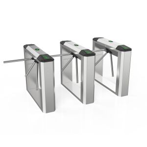 Durable SS304 Construction Site Security Turnstiles Automatic Tripod Turnstile