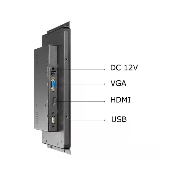 1920*1080 Open Frame Touch Screen Monitor 13 16:9 Ratio 13.3" IPS LCD Panel Computer Monitor
