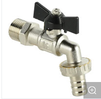 Buy cheap Custom Brass Bibcock Nickel Plated Washing Machine Bibcock valve product