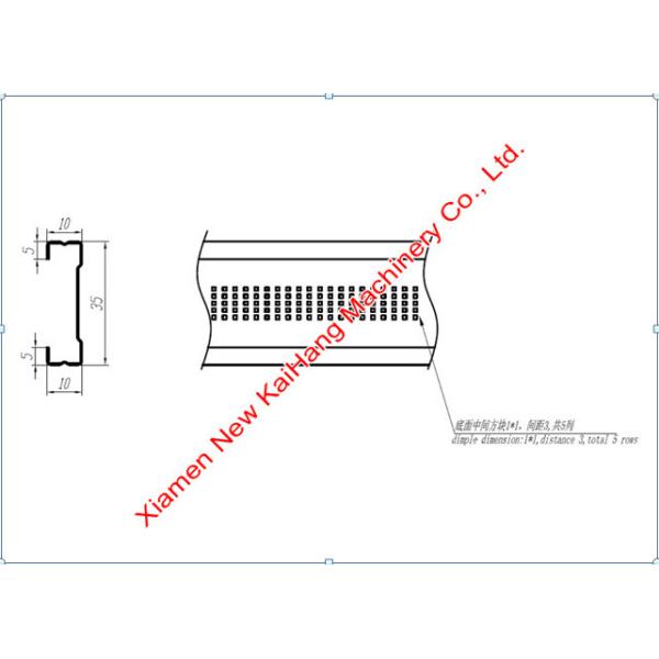Galvanized Steel Stud And Track Roll Forming Machine , Ceiling Grid Roll Forming Machine