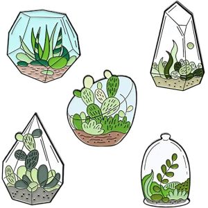 Buy cheap Plant Brooch Enamel Lapel Pin Badges Personalised Scratch Resistance product