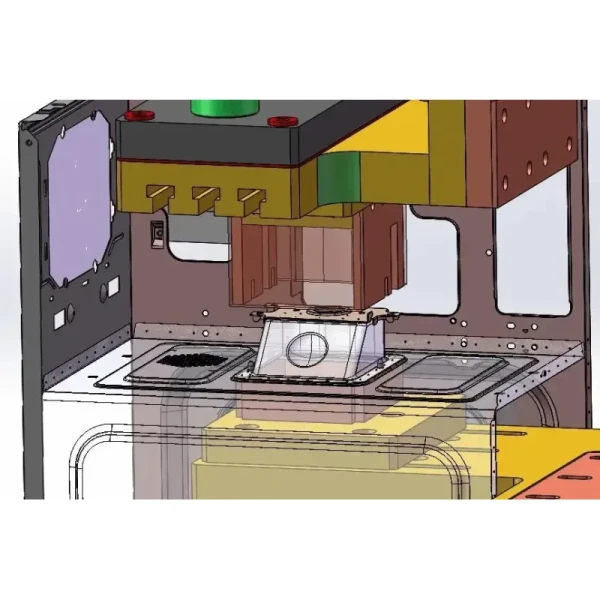 Automatic loading and unloading oven production line