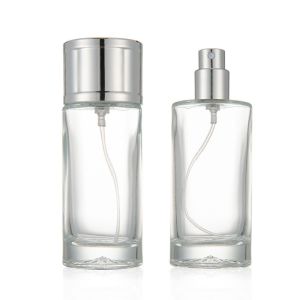 Buy cheap 50ml Perfume Spray Pump Round Clear Glass Perfume Bottle product