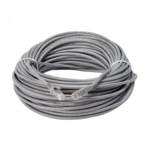 Buy cheap Soft 100FT LSZH Gray PVC UTP Cat5e Patch Cable , RJ45 Network Patch Cord product