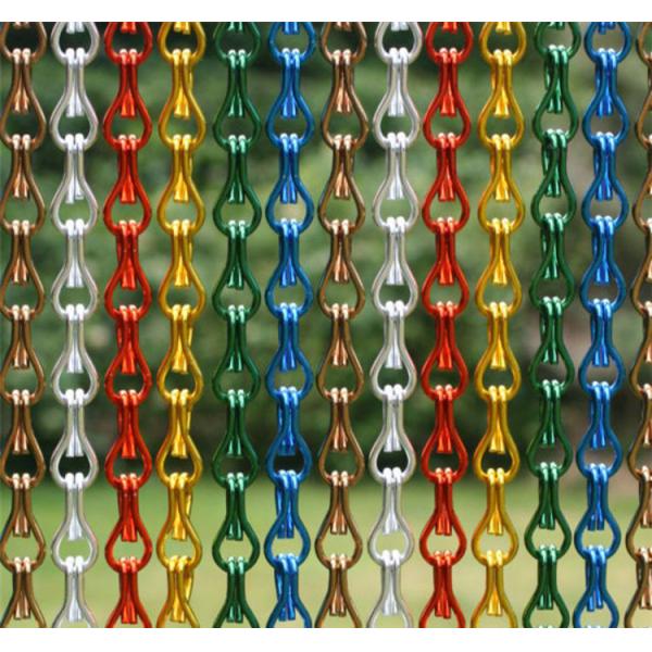 Lightweight Aluminum Decorative Metal Coil Mesh Curtain