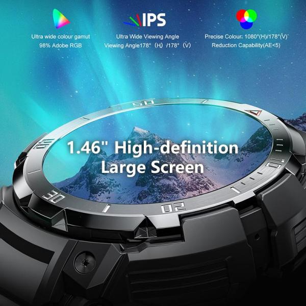IP67 Waterproof Smart Watch With TWS Pairing With Heart Rate Sensor For Android And IOS