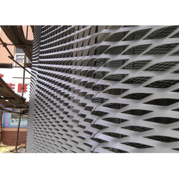 Powder Coated Aluminum Expanded Metal Mesh 1.2x2.4m