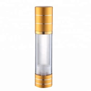 Buy cheap Round Airless Cosmetic Bottles Non Spill Smooth Screen Printing Surface product