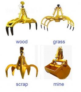 China OEM crab grab bucket crane construction machinery spare parts supplier on sale