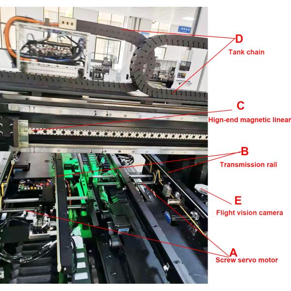 Multifunctional LEDs Pick And Place Machine Double Module Magnetic Linear Motor