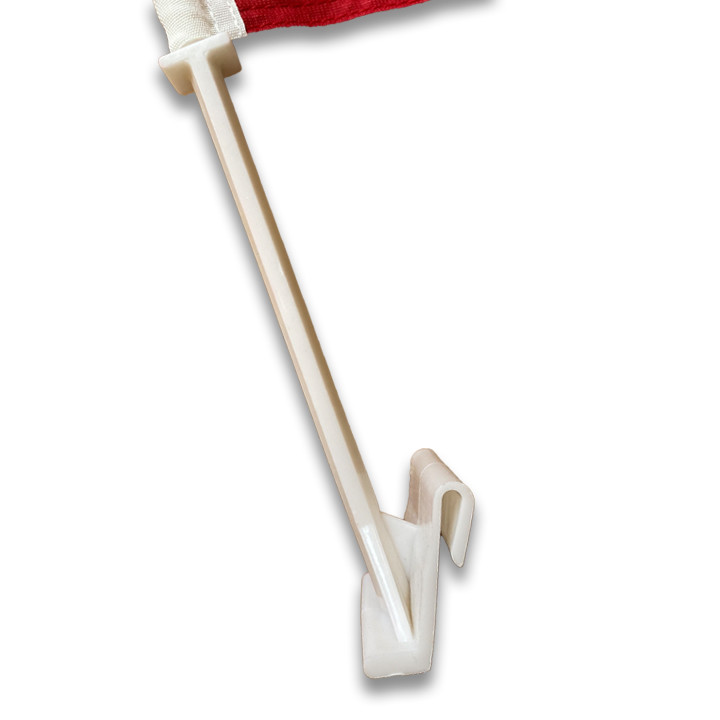 30 X 45cm Car Flag With Pole Any Pattern Of Custom Flagpole With Clips