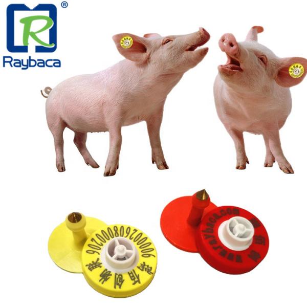 ISO11784/85 Ear Tag Waterproof Round Shape Ear Tags For Animal Livestock