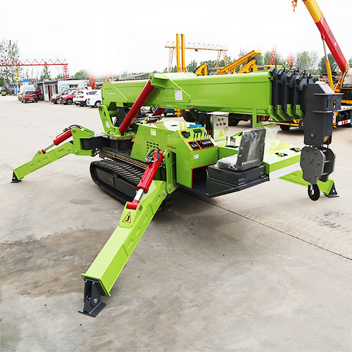 Road Machinery 360 Degree 8t Mini Spider Craner Control Electric Crawler Crane Spider