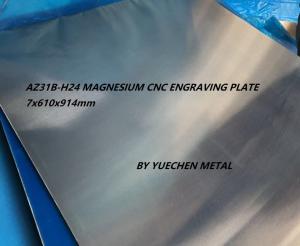Good flatness AZ31 Magnesium engraving sheet for embossing Magnesium Tooling Plate hot stamping