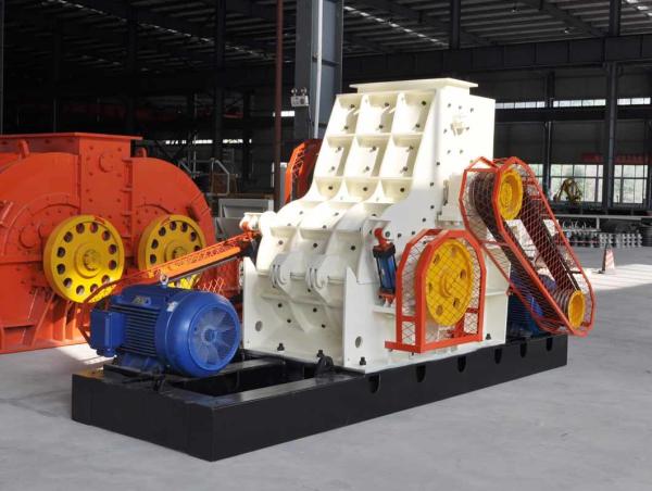 Steel Double Roller Minerals Processing Equipment Automatic Hammer Crusher