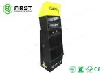 UV Coating Customized Logo Cardboard Floor Displays , Sturdy Structure