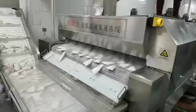 Buy cheap 2000KG/H 2200KG/H Liquid Nitrogen Iqf Tunnel Freezer Oem product