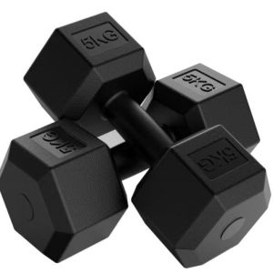 Buy cheap Commercial Weight Lifting Dumbbell Hexagonal Dumbbells Hex Rubber product