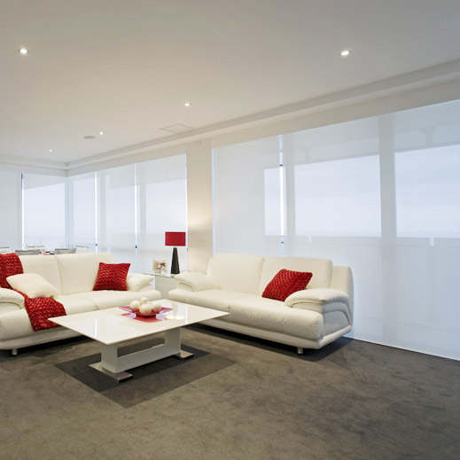 Office Windows Curtain Polyester Sunscreen Fabric For High End Hotels