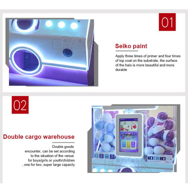 Large-Scale Commercial Coin-Operated Double Gashapon Machine With Advertising Screen