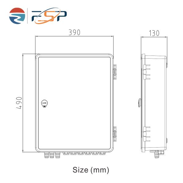 5 Time Best 48 Cores FTTH Outdoor Fiber Optic Terminal Box for Wired LAN Network