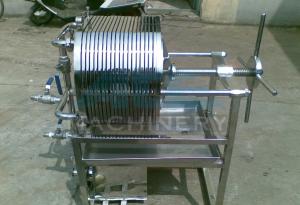 Buy cheap Small Membrane Plate and Frame Filter Press product
