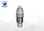 Foundation Bullet Teeth 42CrMo Round Shank Chisel With Alloy Holder