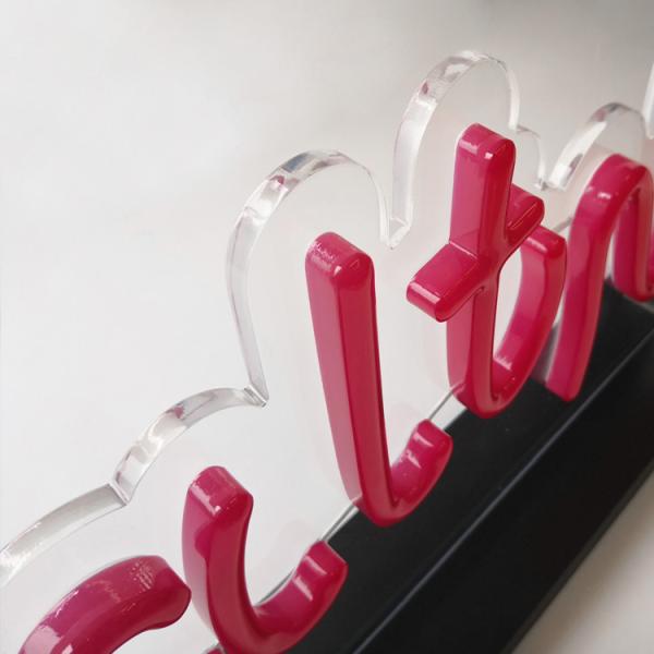 Romantic Wall Mounted Neon Signs Portable Acrylic LED Neon Sign
