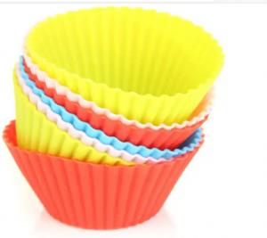 Buy cheap Round Shape Silicone Baking Cups Sustainable product