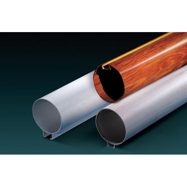 6063T6 Tubular Metal Ceiling Tiles Perforated Circle Suspended Baffle with RAL Color card