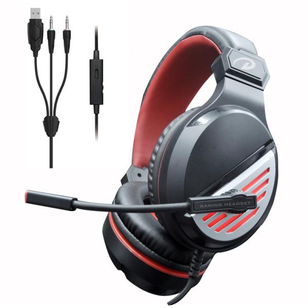 ABS Illumination Gaming Headset Surrounding Stereo Headphone for PC