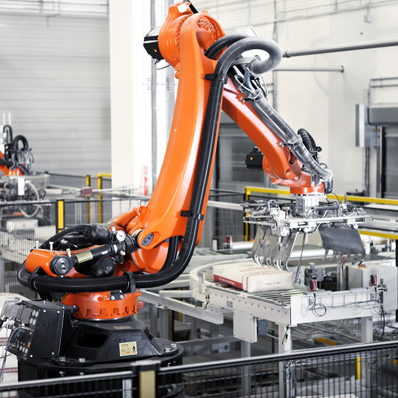 KR 120 R3200 PA Kuka 6 Axis Industrial Robot Arm With CNGBS Gripper OEM As Material Handling Equipment Palletizing Robot