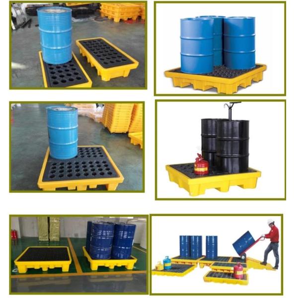 Heavy Duty Plastic Spill Pallets 1 Drum Spill Containment Pallet