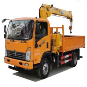 Buy cheap SINOTRUK HOWO 4*2 6 Tires 8 Ton Truck Mounted Crane Light Cargo Truck with Hydraulic Manipulator Folding Boom Crane product