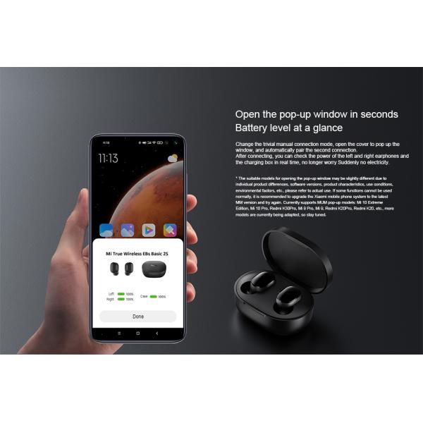 Xiaomi Mi True Wireless Earbuds Basic 2s Gaming Touch Control 20H Battery Life TWS Headsets Mi True Wireless Earbuds
