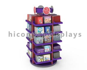 Buy cheap Counter Top Magazine Spinner Rack / Greeting Card Spinner Displays Wood product