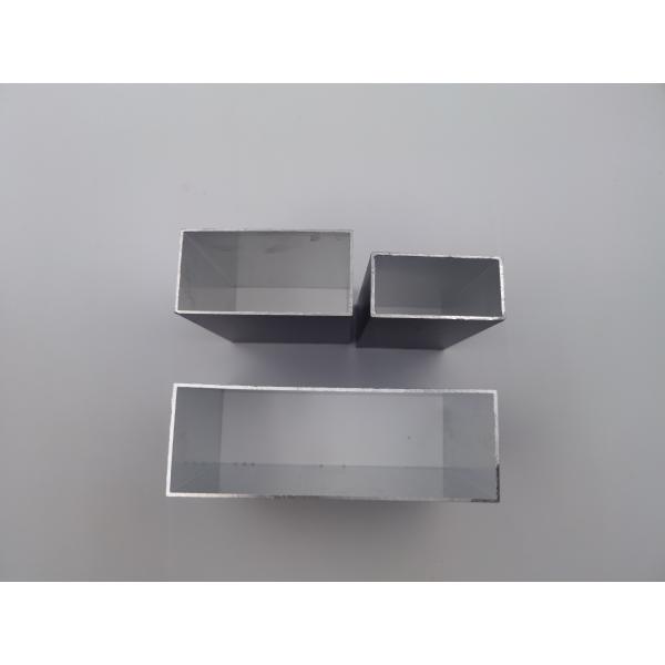 Wood Grain Aluminium Tube Profiles Extruded Aluminum Rectangular Tubing