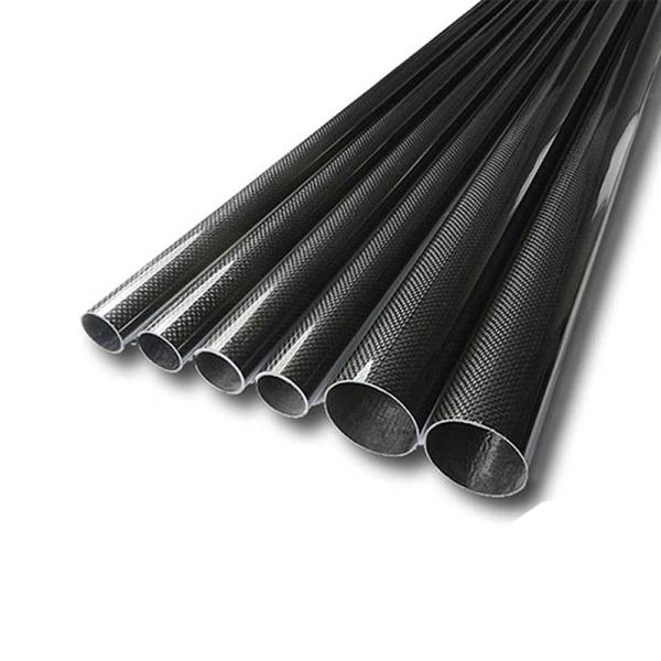 40mm Woven Finish Roll Wrapped Carbon Fiber Tube High Strength
