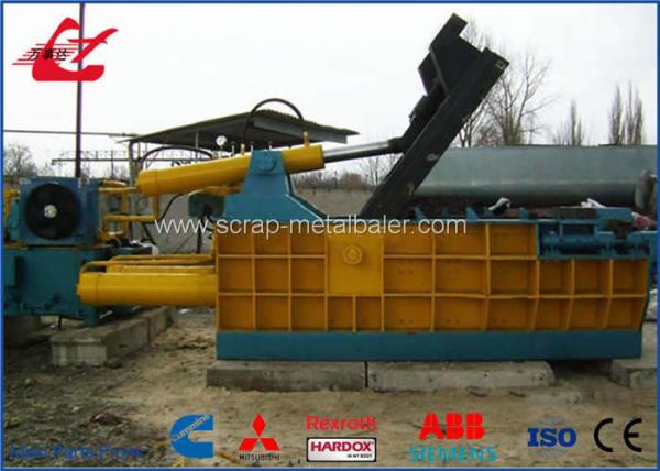 Quality Big Capacity Scrap Metal Baler Press Machine For Waste Aluminum , Stainless Steel for sale