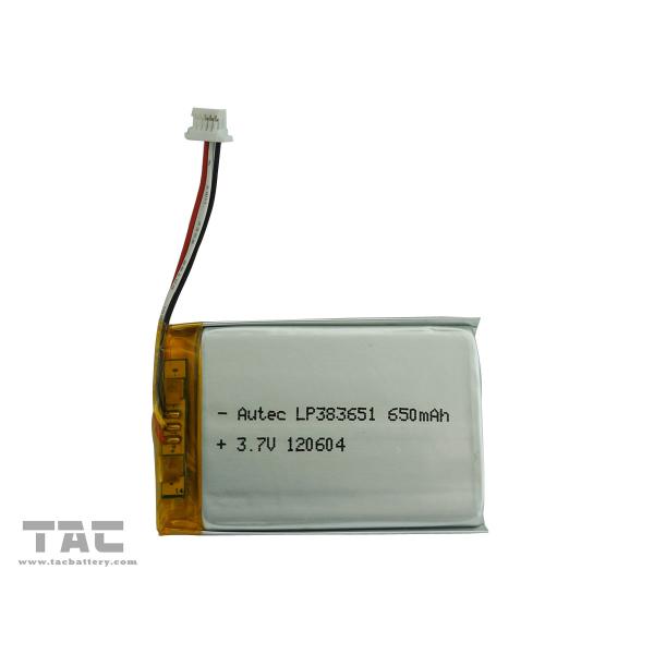 Lipo Battery Pack 3.7V 1.3AH Battery With Wire and Connector for Massager