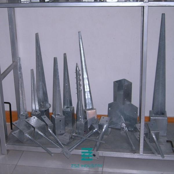Construction Ground Screw Piles 2mm Thickness For Fencing Post Anchor
